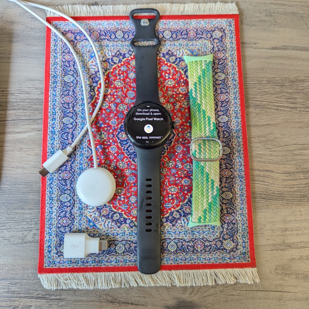 Google Smartwatch Black Wearable
